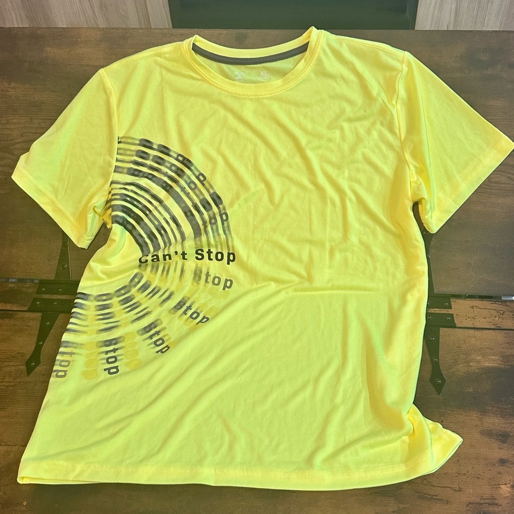 Xersion Yellow Graphic Kids Tee